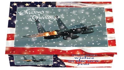 124229 US Armed Forces 1 Calendar Card