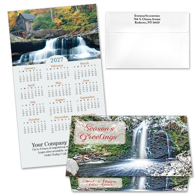 124337 Waterfall 6 Calendar Card