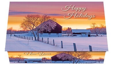 124318 Sunset Calendar Card