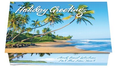 124346 Tropical 7 Calendar Card