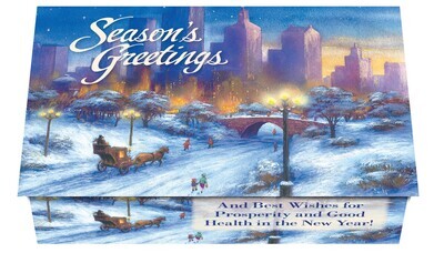 124310 City Scenes Calendar Card