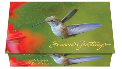 124317 Hummingbirds Calendar Card