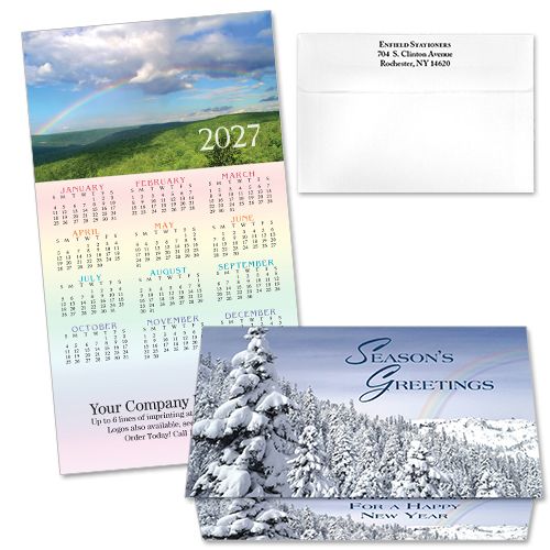 124284 Rainbow 2 Calendar Card