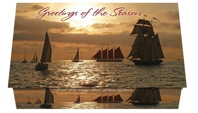 124305 Tall Ships Calendar Card