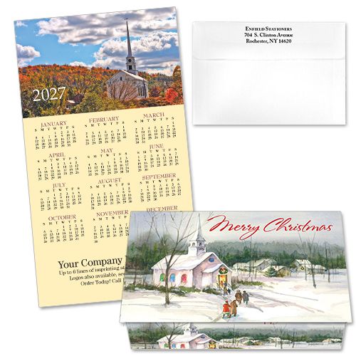 124297 Religious/Church 5 Calendar Card