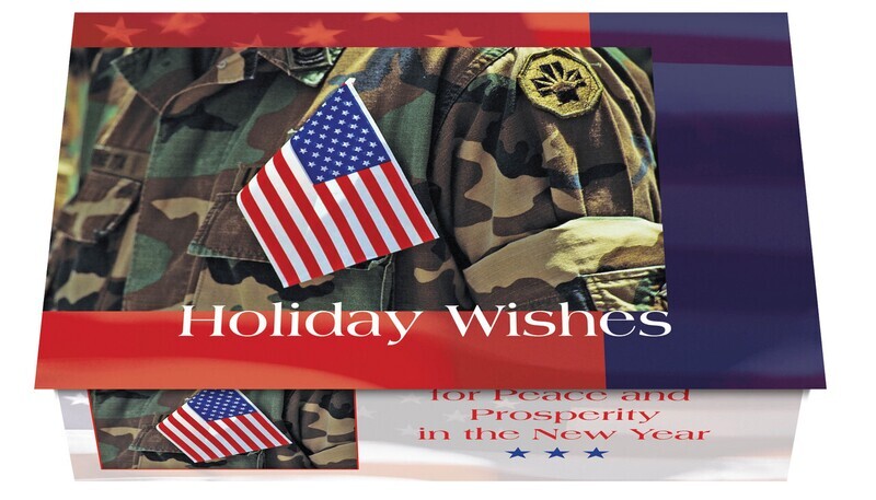 124240 US Armed Forces 2 Calendar Card