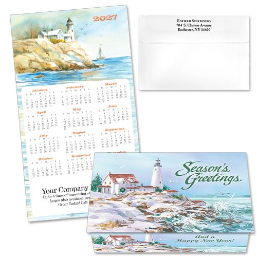 124372 Lighthouse 8 Calendar Card