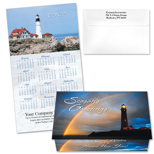 124263 Lighthouse 3 Calendar Card