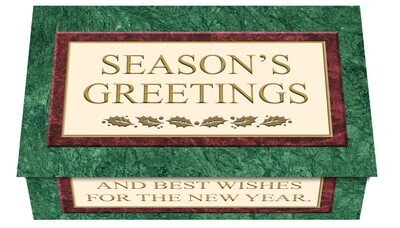 124264 Marble 2 Calendar Card