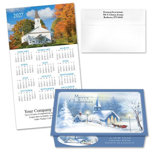 124279 Religious/Church 4 Calendar Card