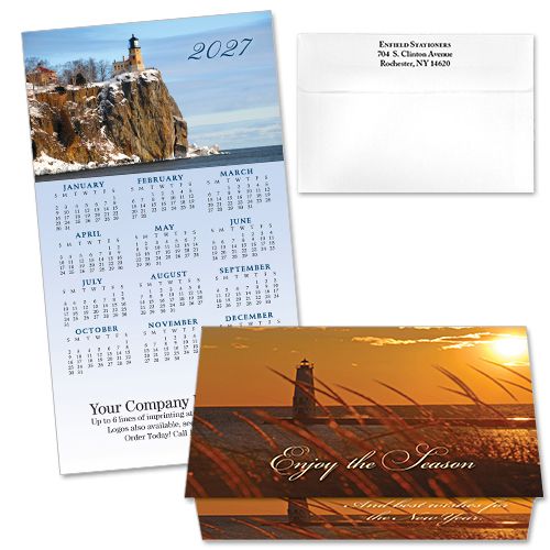 124286 Lighthouse 4 Calendar Card