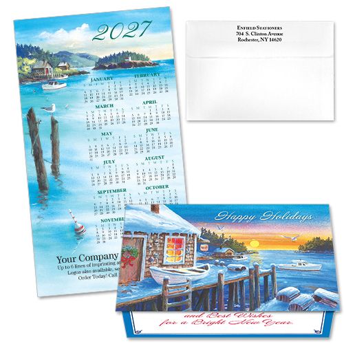 124266 Shoreline Calendar Card