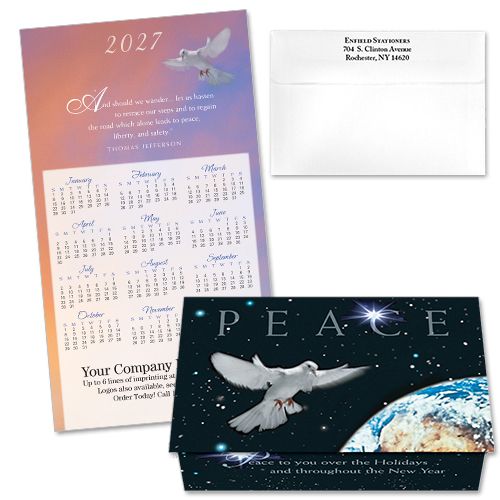 124270 World Of Peace Calendar Card