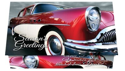 124288 Retro Cars Calendar Card