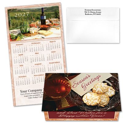 124255 Bon Appetit Calendar Card