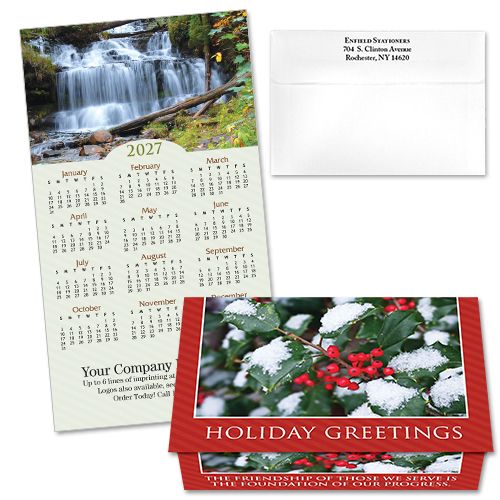 124271 Waterfall 3 Calendar Card