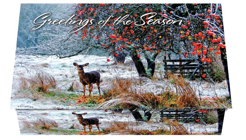 124277 Deer Calendar Card