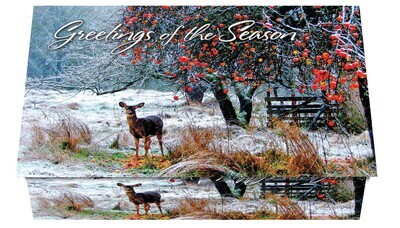 124277 Deer Calendar Card