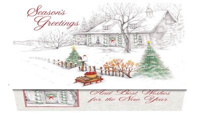 124268 Bless This House 5 Calendar Card