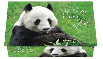 124375 Panda Calendar Card