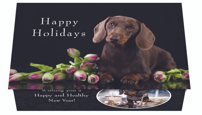 124384 Dachshund Calendar Card