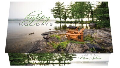 124402 Adirondack Chair Calendar Card