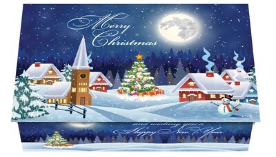 124391 Snowy Moon Calendar Card