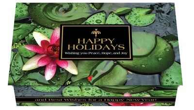 124395 Waterlilies Calendar Card