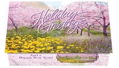 124414 Orchard In Bloom Calendar Card