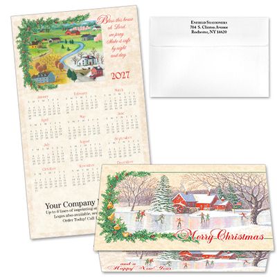 124381 Bless This House 12 Calendar Card
