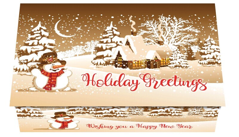 124393 Snowman Calendar Card