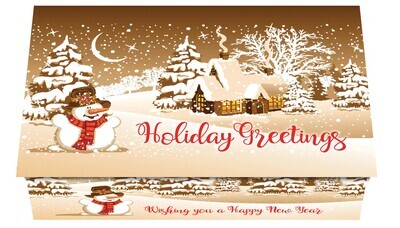 124393 Snowman Calendar Card
