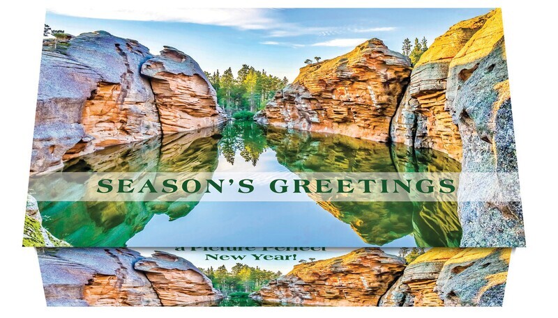 124382 River Canyon Calendar Card
