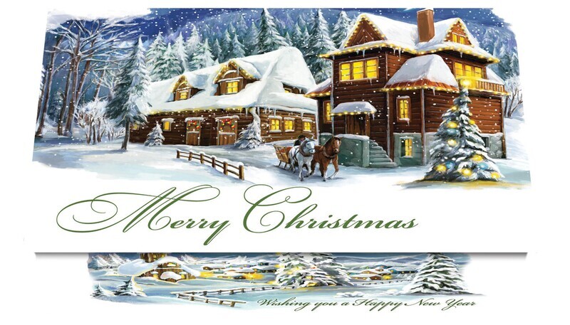 124390 Bless This House 13 Calendar Card