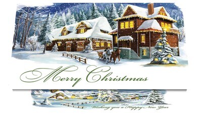 124390 Bless This House 13 Calendar Card