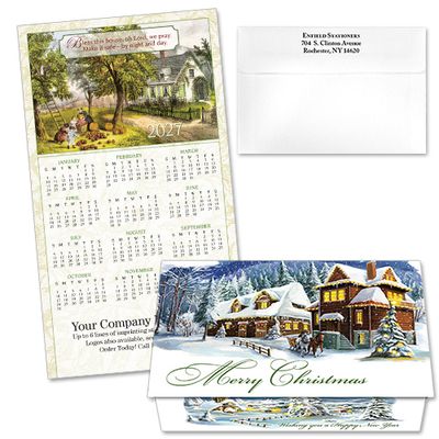 124390 Bless This House 13 Calendar Card