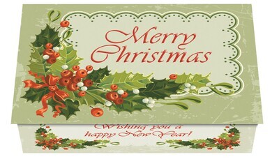 124418 Holly Cluster Calendar Card