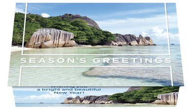 124423 Seychelles Calendar Card