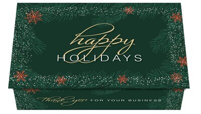 124392 Thank You With Pines &amp; Poppies Calendar Card