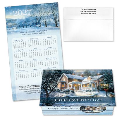 124415 Bless This House 16 Calendar Card