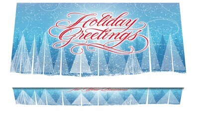 124427 Business Vector Forest Calendar Card