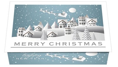 124416 Contemporary Village Calendar Card