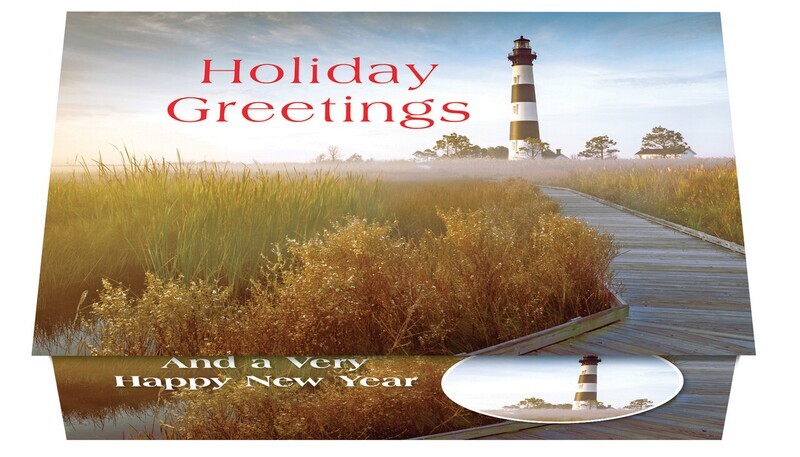 124421 Grassy Lighthouse 1 Calendar Card
