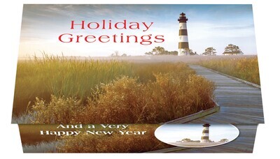 124421 Grassy Lighthouse 1 Calendar Card