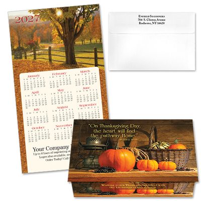 124458 Thanksgiving Calendar Card