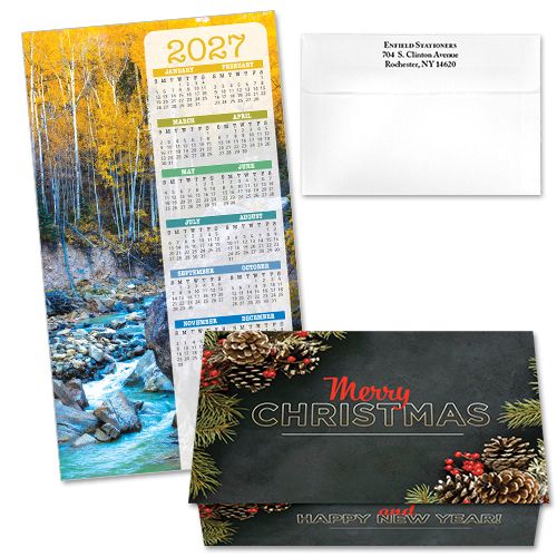 124481 Nature Holiday Calendar Card
