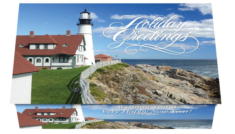 124487 Lighthouse Calendar Card