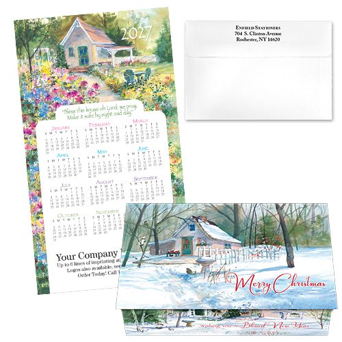 124473 Bless This House 20 Calendar Card