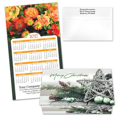 124478 Floral Calendar Card