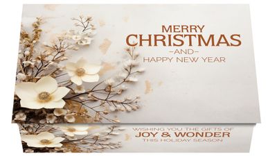124486 Floral Calendar Card